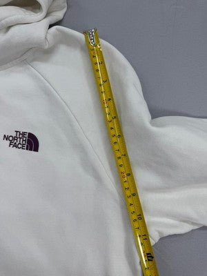 The North Face Men's White Cotton Pullover Hoodie XL Regular Long Sleeve