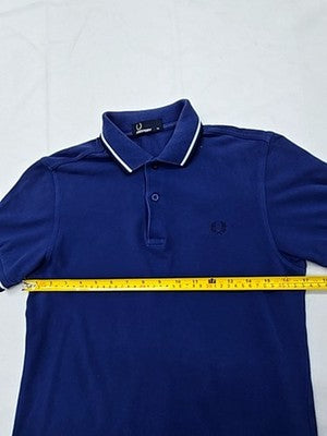 Fred Perry M3600 Navy Polo Shirt XS Short Sleeve Cotton