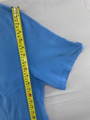 Nike Men's XXL Blue Short Sleeve Crewneck Cotton T-Shirt