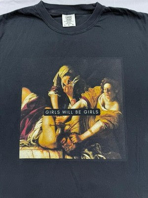 Comfort Colors Judith Feminist Black L T-Shirt Women Heavyweight