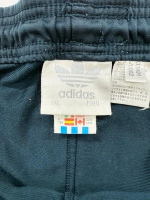 Adidas Men's Navy 3-Stripes Track Pants M Vintage Relaxed