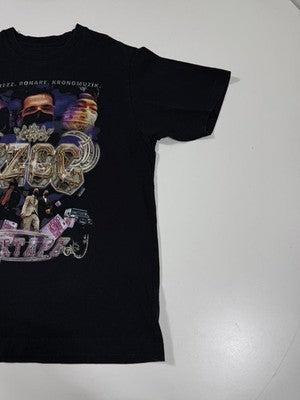 Stanley Stella Freetyler Music Graphic Black Cotton T-Shirt S Regular Fit