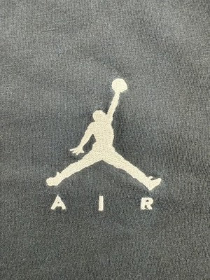 Jordan XL Black Oversized Cotton T-Shirt Jumpman Logo Crewneck