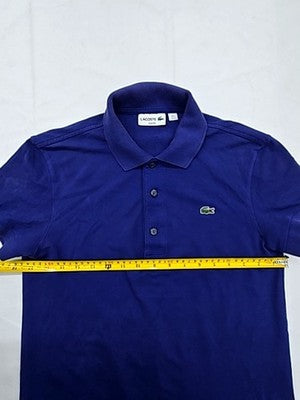 Lacoste PH793 Navy Slim Fit XS Short Sleeve Polo Shirt Cotton
