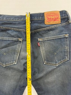 Levi's 501 Vintage Original Fit Jeans Men W30 L32 Dark Wash
