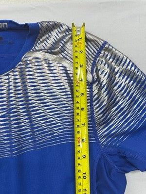 Nike Pro Hypercool Men's Blue Fitted Short Sleeve Crewneck Shirt