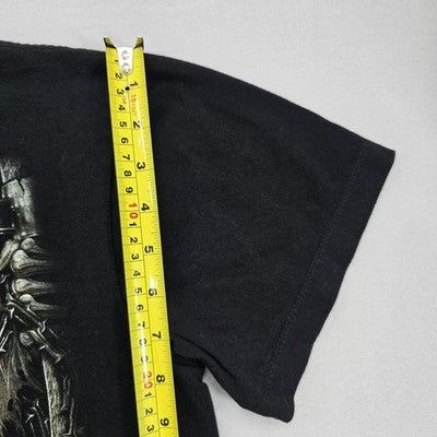 Grim Reaper Unisex Black Short Sleeve Graphic T-Shirt Regular Crewneck