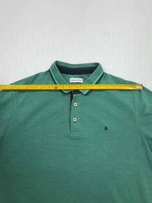 Jack & Jones Men Green Polo Shirt size M product image 8