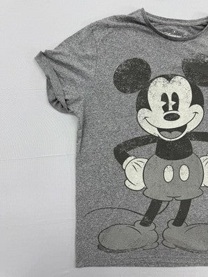 Disneyland Paris Mickey Mouse Grey T-Shirt M Cotton