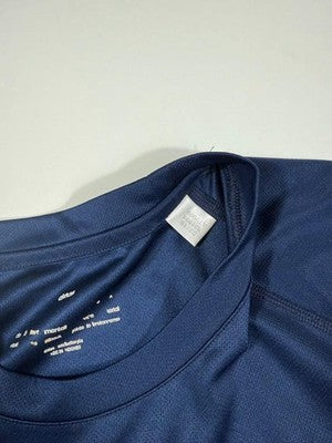 Adidas Men's Climalite Navy Blue Crew Neck Short Sleeve T-Shirt XL