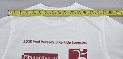 New Balance Paul Revere's Ride White T-Shirt Men's S Short Sleeve
