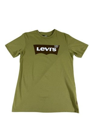 Levi's Men's S Green Logo Graphic Cotton Tee Crewneck