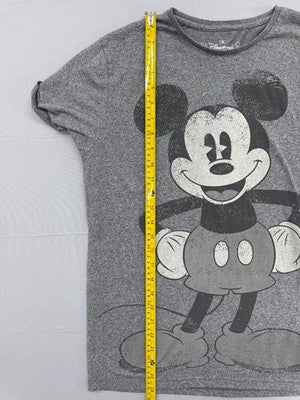 Disneyland Paris Mickey Mouse Grey T-Shirt M Cotton