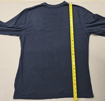 Nautica Men's Long Sleeve Navy Sleep T-Shirt Size S