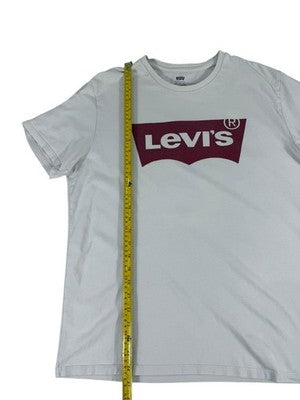 Levi's XL Grey Men's Short Sleeve Graphic Cotton T-Shirt Crewneck
