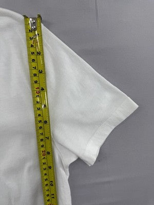 Tommy Hilfiger White Cotton Short Sleeve Crew Neck T-Shirt L