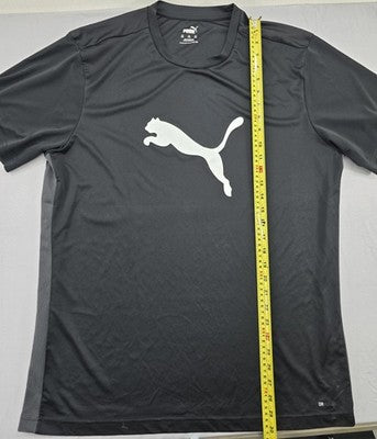 Puma Essentials Men's XXL Black Short Sleeve Tee Cat Logo