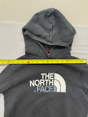 The North Face Gray Hoodie Youth Junior XL Pullover Cotton