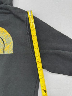 The North Face Men's Grey Pullover Hoodie XS Cotton Blend