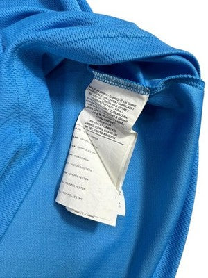 Umbro Men's XL Blue Striped Soccer Jersey Short Sleeve Crewneck