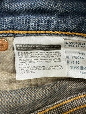 Levi's 501 Vintage Original Fit Jeans Men W30 L32 Dark Wash