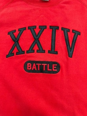 Nike Kobe Bryant Red Crewneck Sweatshirt Men's L Fleece Long Sleeve