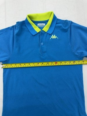 Kappa Men's Blue Polo Shirt Small Short Sleeve Regular Fit