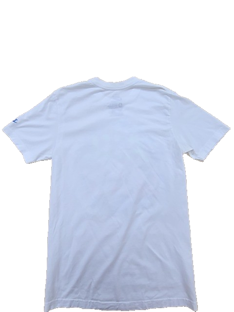 Nike Men's White Graphic T-Shirt S Short Sleeve Cotton Crew Neck