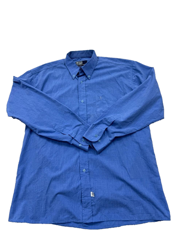 Polo Ralph Lauren Men's Blue Long Sleeve Shirt L 100% Cotton