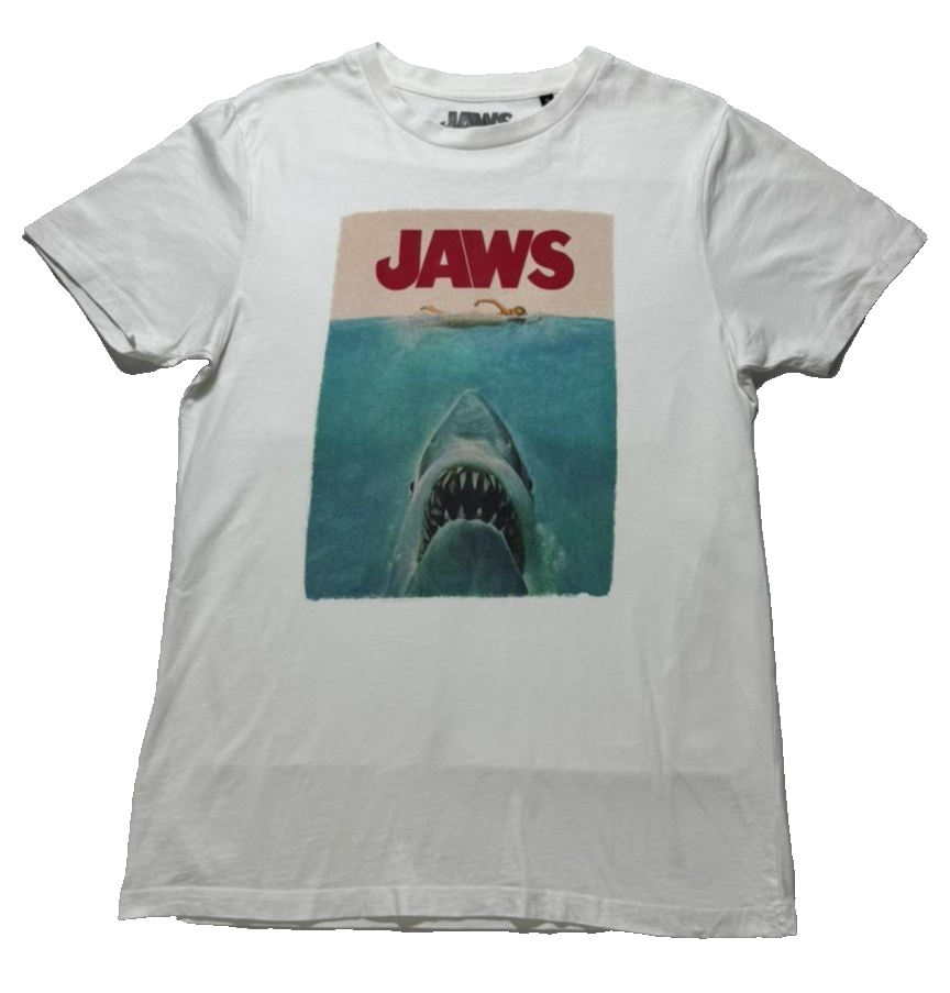 Universal Studios Shark Film Cotton Short Sleeve T-Shirt - Sizes S