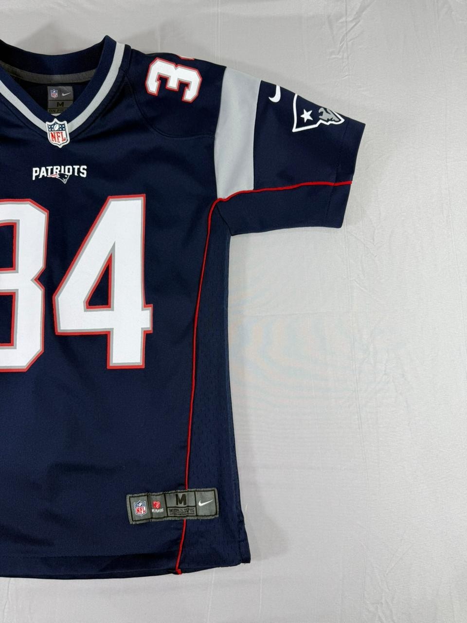 New England Patriots #34 Nike On Field NFL Football Jersey Navy Blue Youth