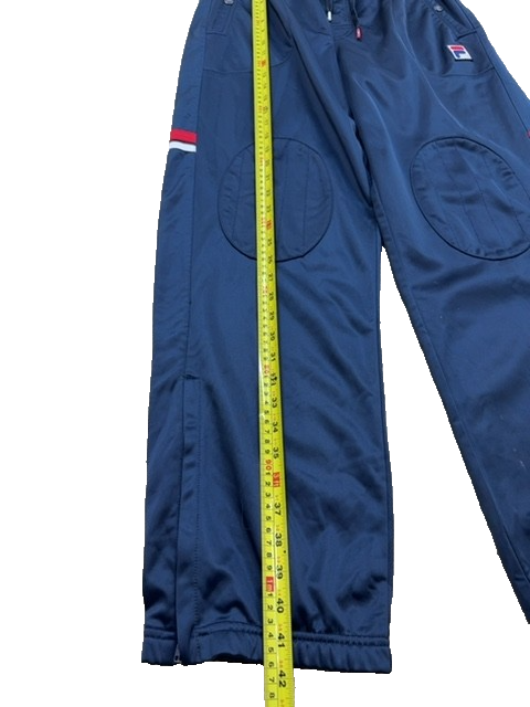 Fila Women's Navy Track Pants XL Elastic Waist Pockets