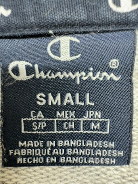 Champion Men's Gray Fleece Pullover Hoodie Size Small