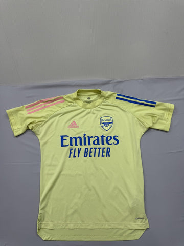 Adidas Yellow XS Men's Short Sleeve AeroReady Jersey Crewneck