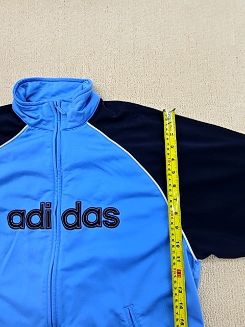 Adidas Men's Team Navy Track Jacket Size M Full Zip