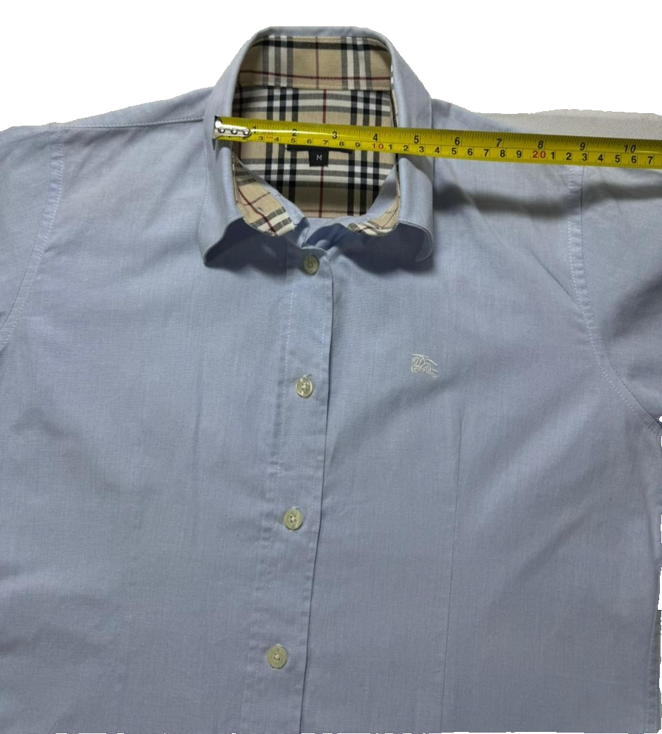 Burberry Nova Check Women's Shirt Button Up Vintage - Size M