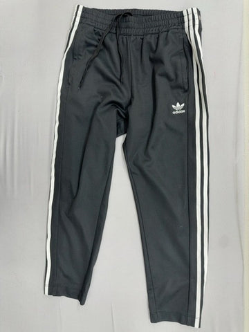 Adidas Originals Grey Track Pants Men M 3-Stripes Polyester