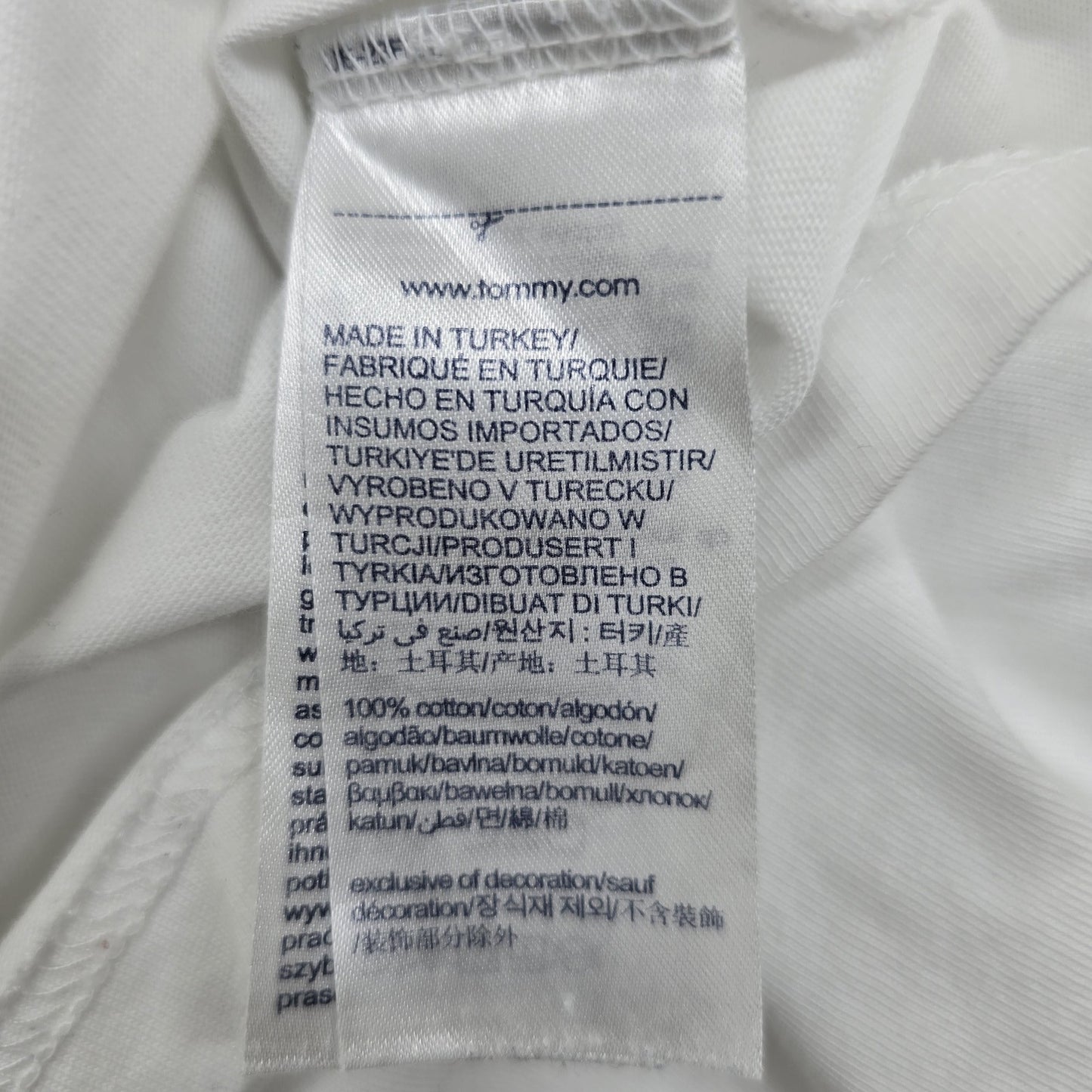 Tommy Hilfiger Men White T-Shirt size XXL product image 4