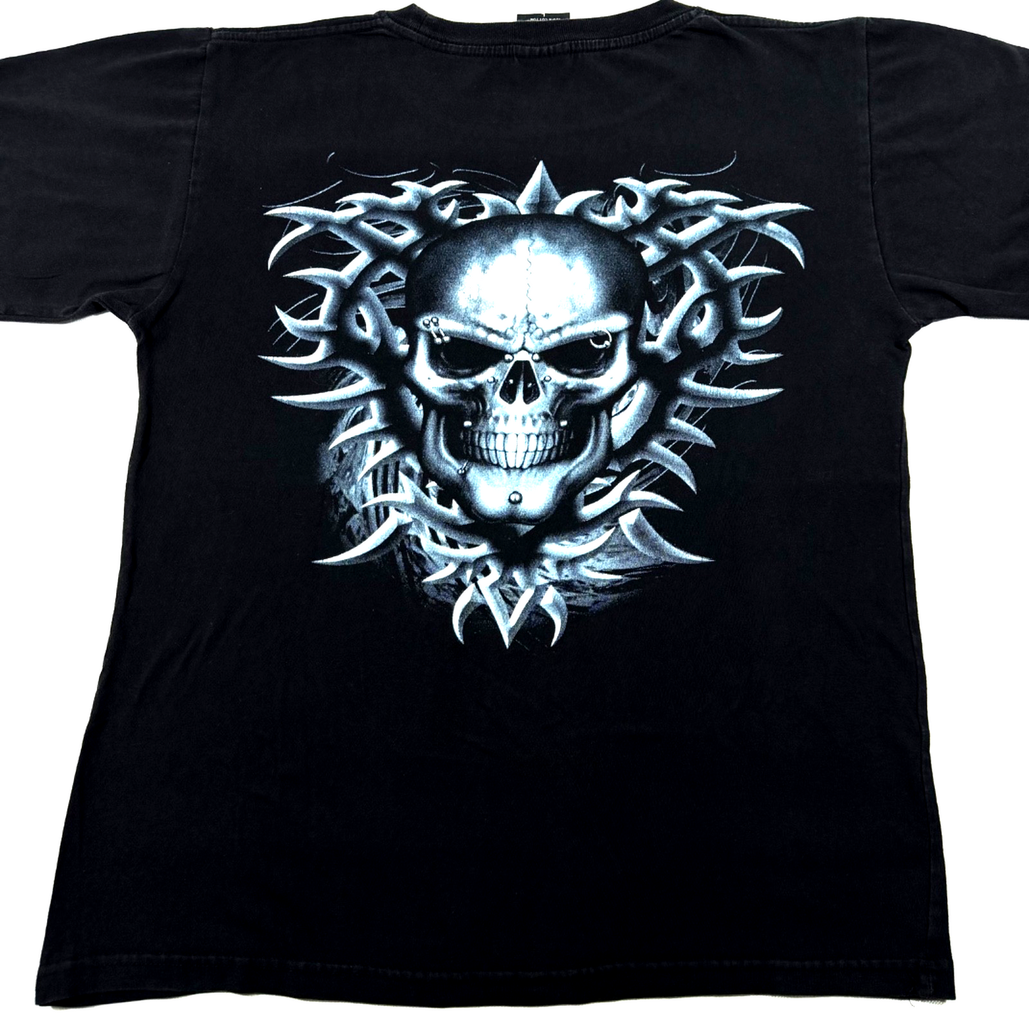 Metal Heaven Men's Large Black Skull Graphic T-Shirt