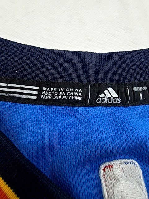 Adidas NBA Basketball Jersey Men's L Blue Sleeveless Vintage Stitched