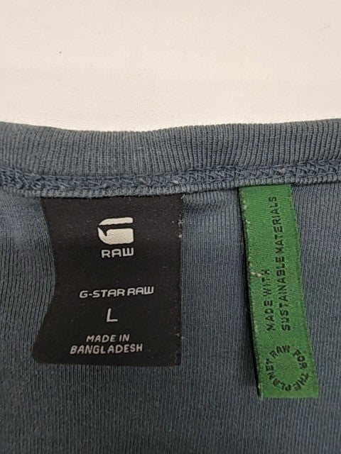 G-Star Raw Men Blue 2-Pack Logo Crew Neck T-Shirt Size M Regular