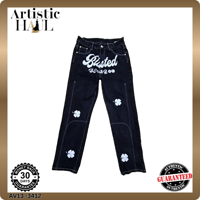 11KN Unisex Black Jeans size L product image 1