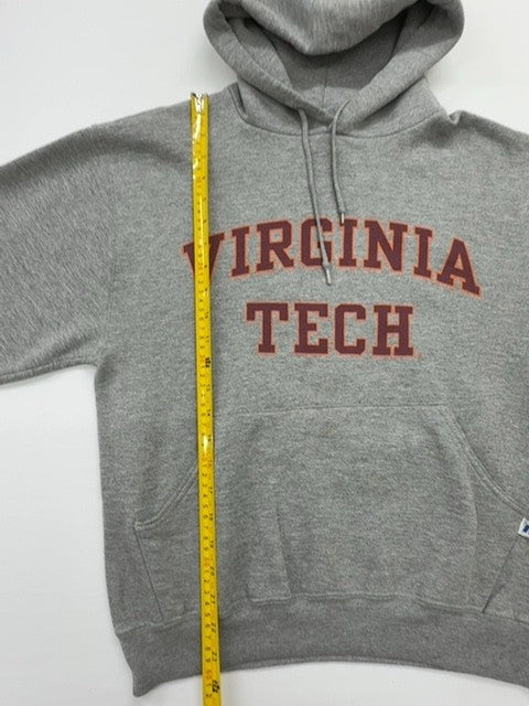 RUSSELL ATHLETIC Boys Heather Gray Hoodie VT Logo Size S Used