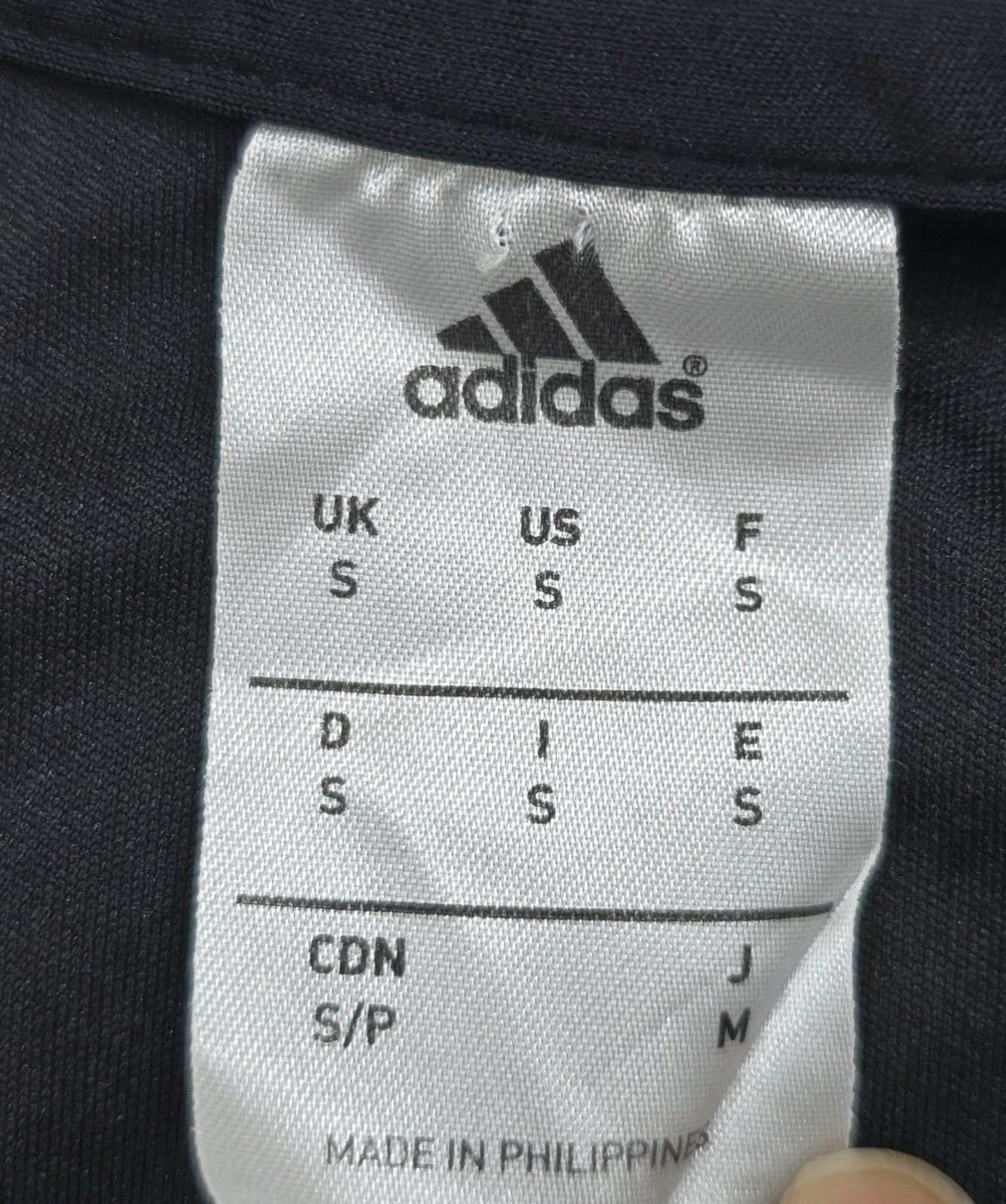 Adidas Men's Black Soccer Jersey Short Sleeve V-Neck Climalite S