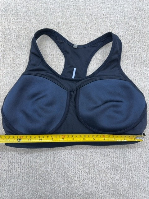 Nike Women's Black Dri-FIT Racerback Sports Bra Regular