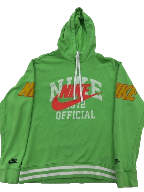 Nike 1972 Green Pullover Hoodie M Long Sleeve