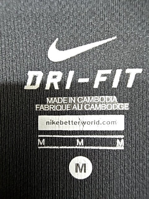 Nike Men's Dri-FIT Black Marathon T-Shirt Size M 343609-011
