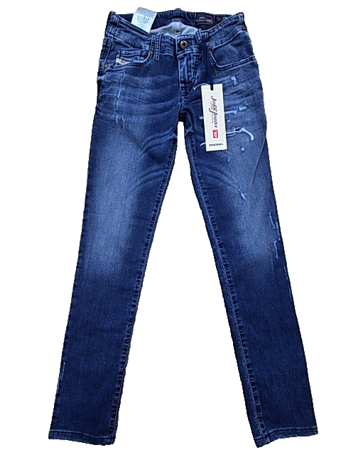 Diesel Grupee Women's Skinny Low Rise Blue Stretch Jeans