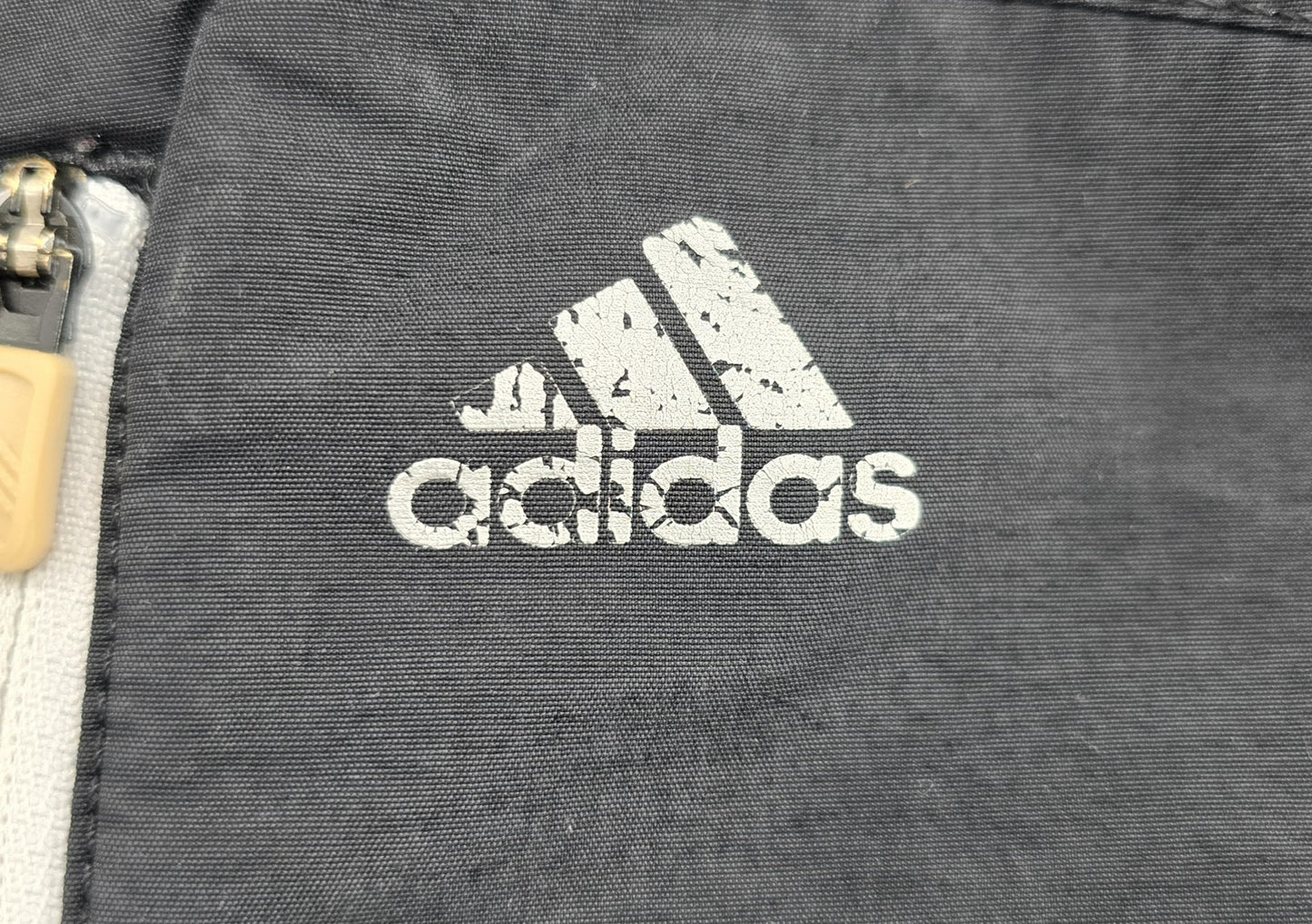 Adidas Men's Black Track Jacket XL Originals 3-Stripes Full Zip
