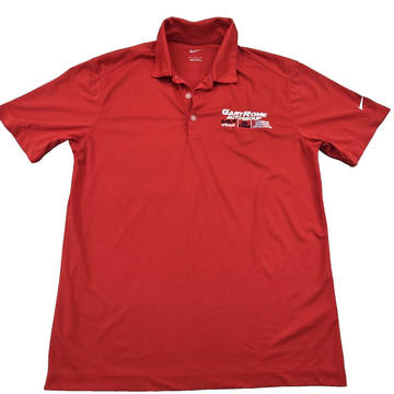 Nike Red XL Golf Polo Dri-FIT Short Sleeve Men's